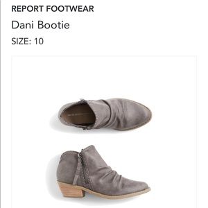 Report Gray Booties